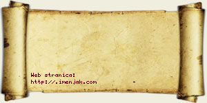 Avram Jočanin vizit kartica